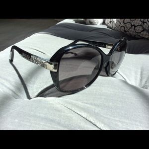 Jimmy Choo Alana Sunglasses w/Swarovski crystals